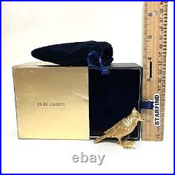 Estee Lauder Golden Bird Compact with Pleasures Solid Perfume wBOX READ? SEE