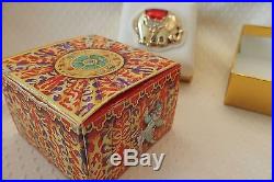 Estee Lauder Golden Elephant solid perfume compact 1992 Original box