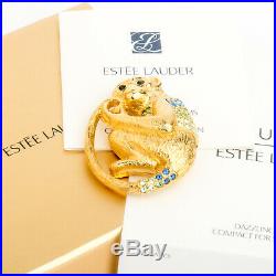 Estee Lauder Good Luck Charms Dazzling Monkey Solid Perfume Compact Limited LE