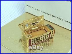 Estee Lauder Harrods 1/400 London Phone Solid Perfume Compact Vtg Rare