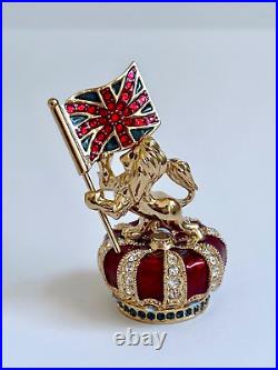 Estee Lauder Harrods English Emblem Compact Solid Perfume Boxes Mibb 1/150 Rare