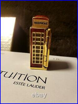 Estee Lauder Harrods London Calling Phone Booth Solid Perfume Compact Mibb