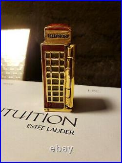 Estee Lauder Harrods London Calling Phone Booth Solid Perfume Compact Mibb