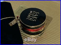 Estee Lauder Hat Box Saks High Style Rare Vtg Solid Perfume Compact Boxed Bnib