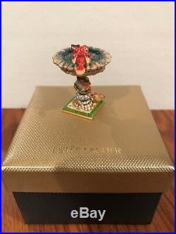 Estee Lauder Intuition 2004 Precious Bird Solid Perfume Compact Jay Strongwater