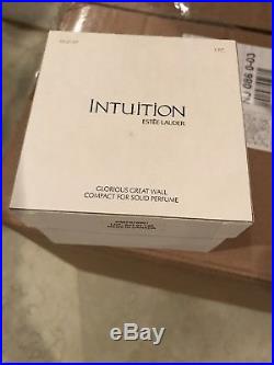 Estee Lauder Intuition 2007 Holiday Glorious Great Wall Solid Perfume Compact