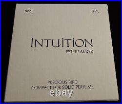 Estee Lauder Intuition Precious Birdbath Compact for Solid Perfume NEW