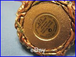 Estee Lauder JEWELED NEST EGG Compact for Solid Perfume 2003 Jay Strongwater