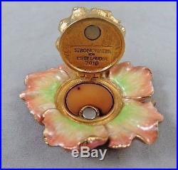 Estee Lauder Jay Strongwater Beautiful Romantic Flower Solid Perfume Compact