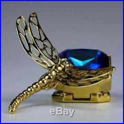 Estee Lauder Jay Strongwater Dragonfly & Blue Crystal solid perfume