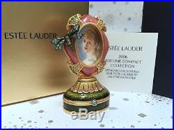 Estee Lauder Jay Strongwater Framed Memory Solid Perfume Compact Mib Rare