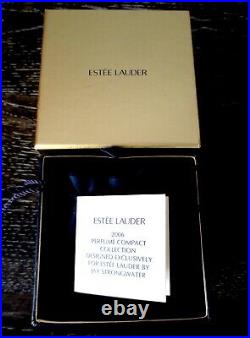 Estee Lauder Jay Strongwater Magical Pitcher Solid Perfume Compact 2006 NIB