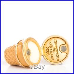 Estee Lauder Jay Strongwater Solid Perfume Compact Summer Treat Ice Cream Cone