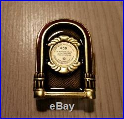 Estee Lauder Jay Strongwater White Linen Solid Perfume Jeweled Jukebox Compact