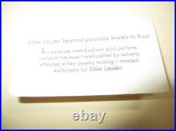 Estee Lauder Jewels To Boot Perfume Compact Beyond Paradise Solid Perfume Nos