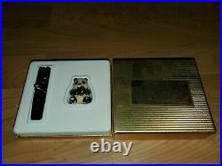 Estee Lauder Knowing Panda Solid Perfume Compact With Box And Bag