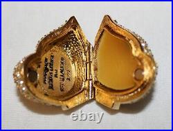 Estee Lauder Little Chick Compact For Solid Perfume Judith Leiber Trinket Box CC