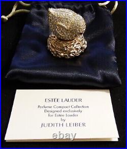 Estee Lauder Little Chick Jeweled Solid Perfume Compact NEW