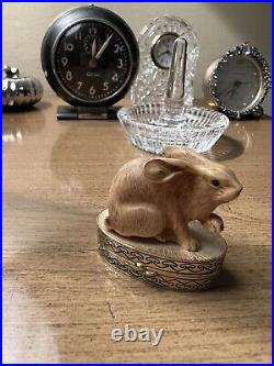 Estee Lauder Lucky Rabbit Solid Perfume Compact Trinket 1983 Youth-Dew