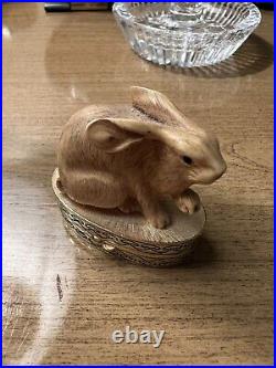 Estee Lauder Lucky Rabbit Solid Perfume Compact Trinket 1983 Youth-Dew