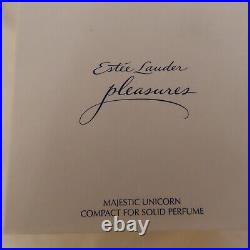 Estee Lauder Majestic Unicorn 2022 Solid Perfume Compact Monica Rich Kosann Box