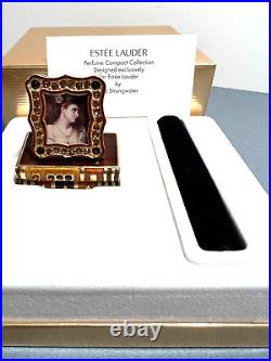 Estee Lauder Mint 2002 Romantic Edition, Solid Perfume Compact SIGNED