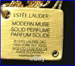 Estee Lauder Modern Muse Moon Dreams Solid Perfume Necklace NIB