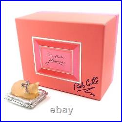 Estee Lauder New Old Stock Autographed by Bob Conte Compact Cat's Meow