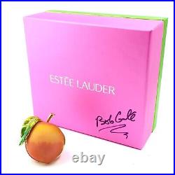 Estee Lauder New Old Stock Autographed by Bob Conte Compact Perfect Peach