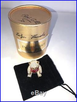 Estee Lauder PRECIOUS BEAR Beautiful Solid Perfume Compact 1998 Collection