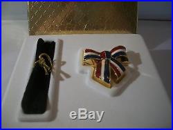 Estee Lauder Perfume Compact 2003 Glorious Bow Flag Mib