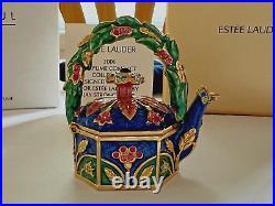 Estee Lauder Perfume Compact 2006 Garden Teapot Mibb Jay Strongwater