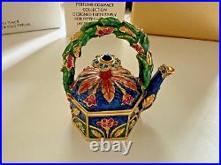 Estee Lauder Perfume Compact 2006 Garden Teapot Mibb Jay Strongwater