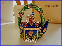 Estee Lauder Perfume Compact 2006 Garden Teapot Mibb Jay Strongwater