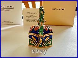 Estee Lauder Perfume Compact 2006 Garden Teapot Mibb Jay Strongwater