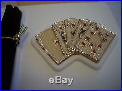 Estee Lauder Perfume Compact Rare 2002 Lucky Hand Cards Mibb Gorgeous