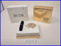 Estee Lauder Perfume Compact Rare 2002 Lucky Hand Mint In Original Boxes