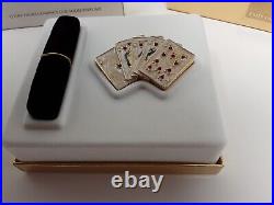 Estee Lauder Perfume Compact Rare 2002 Lucky Hand Mint In Original Boxes