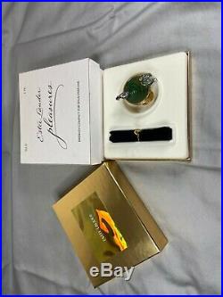 Estee Lauder Pleasures BIRDBATH Solid Perfume Compact 2001 ORIGINAL BOX