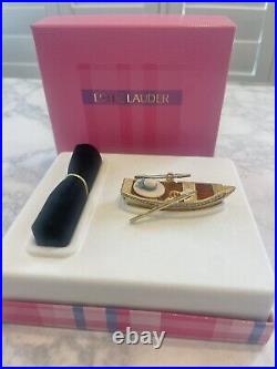 Estee Lauder Pleasures Boat Ride Solid Perfume Compact Vintage