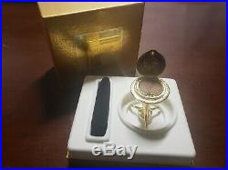 Estee Lauder Pleasures GLOBE Solid Perfume Compact 2001 MIB