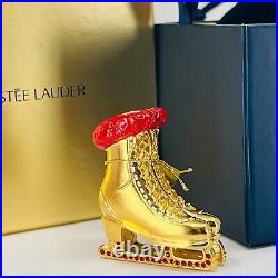 Estee Lauder Pleasures Ice Skate Compact for solid perfume-(NIB)