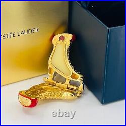 Estee Lauder Pleasures Ice Skate Compact for solid perfume-(NIB)