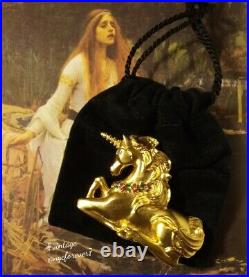 Estee Lauder Pleasures MAGICAL UNICORN Fantasy Golden Compact Solid Perfume