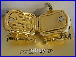Estee Lauder Pleasures Off To The Ball Solid Compact 2018 NIB Perfume Carriage