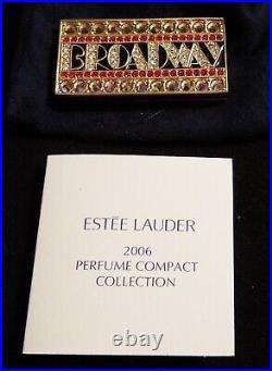 Estee Lauder Pleasures On Broadway Compact for Solid Perfume NEW