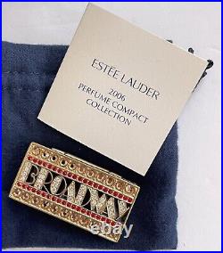 Estee Lauder Pleasures On Broadway Compact for Solid Perfume NEW