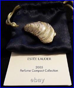 Estee Lauder Pleasures Opulent Oyster Solid Perfume Compact NEW