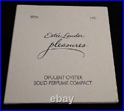 Estee Lauder Pleasures Opulent Oyster Solid Perfume Compact NEW