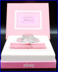 Esteé Lauder Pleasures Pink Hat NOS Solid Perfume Compact